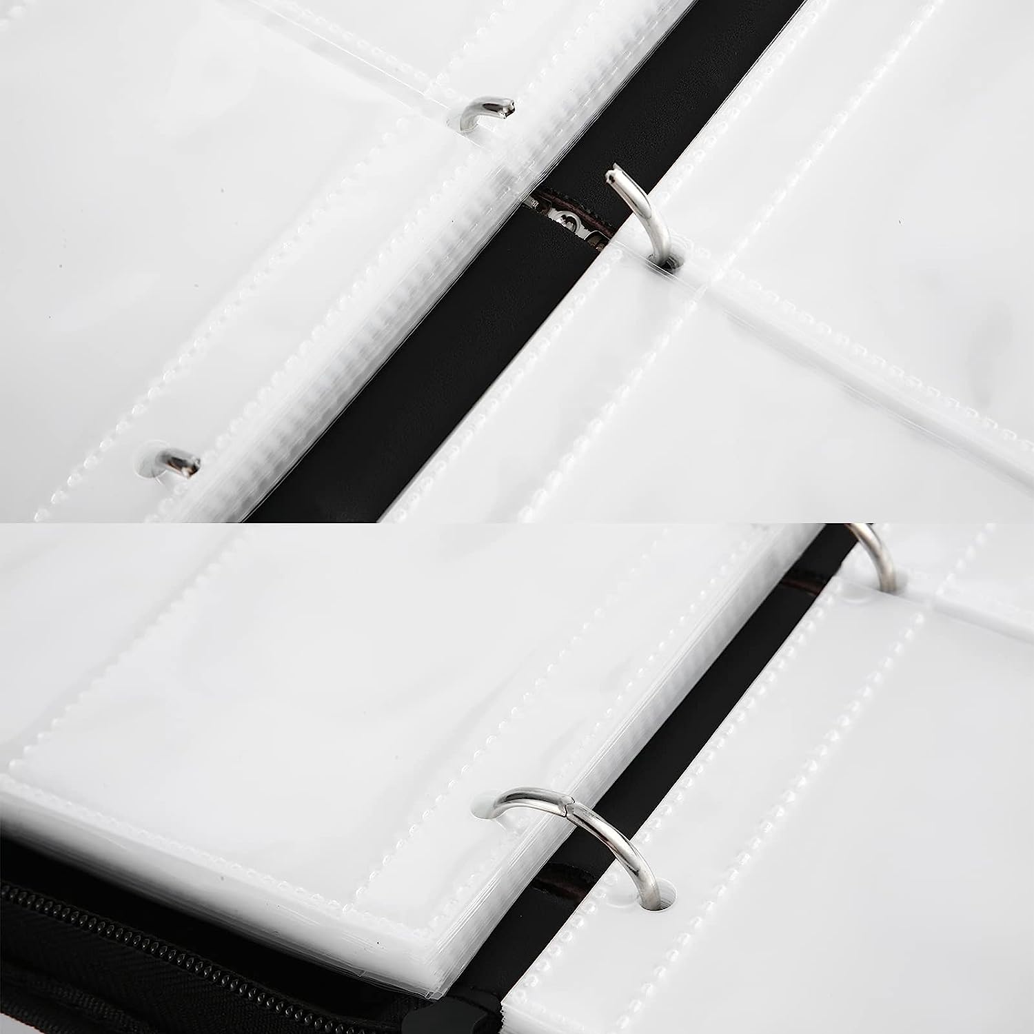Tcgames Card Binder 4-Pocket, 440 Pockets Card Holder with 55 Sleeves Red - Image 4